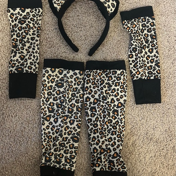 Girls Leopard Animal Print Halloween Costume size 3-4 XS - Picture 3 of 7